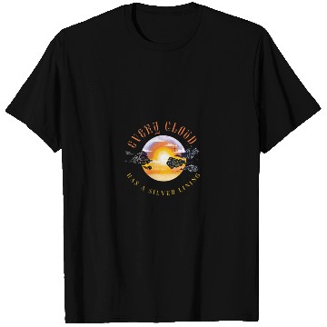 Discover Ecliptic Cloud Sunset Illustration T Shirts