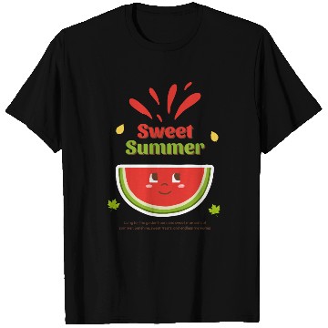 Discover Cute Watermelon Summer Joy Design T Shirts