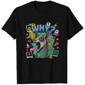 Discover Whimsical Psychedelic Animal Illustration T Shirts