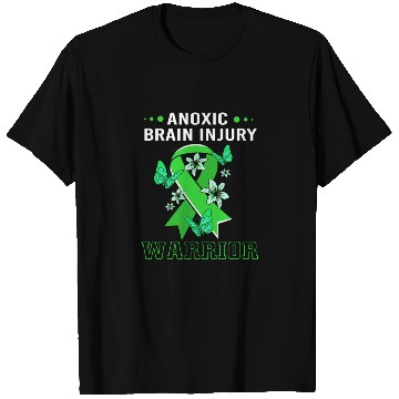 Discover Anoxic Brain Injury Green Ribbon T Shirts