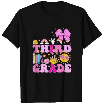 Discover Hello Third Grade, Preppy Back to School T Shirts