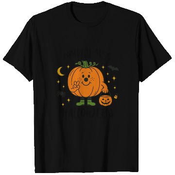 Discover Cute Pumpkin Character for Halloween T Shirts
