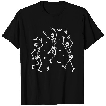 Discover Festive Skeleton Dance Art T Shirts