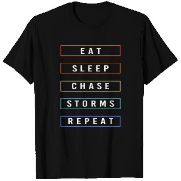 Discover Storm Chaser Lightning Weather T Shirts