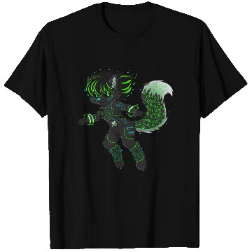 Discover Cyberpunk Hacker Fursuit - Binary Neon Furry T Shirts