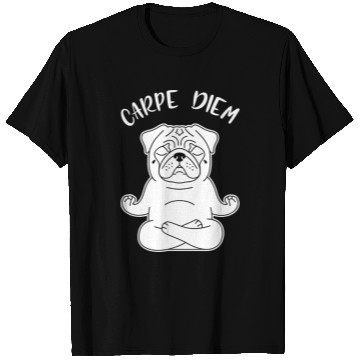 Discover Peaceful Pug Meditation T Shirts