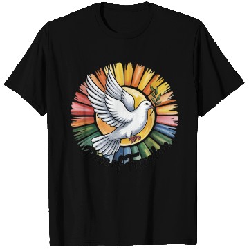 Discover Peaceful Dove with Olive Branch Design T Shirts