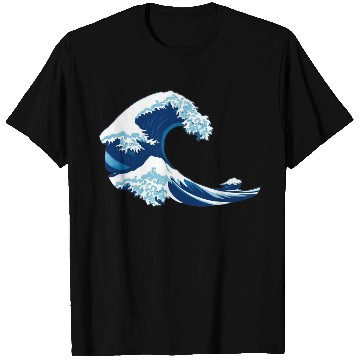 Discover Classic Wave Art Design T Shirts