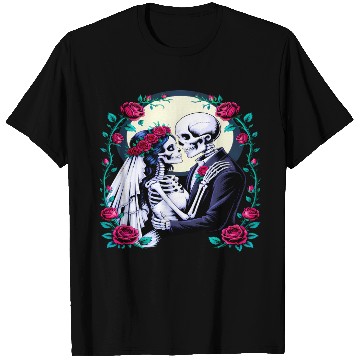 Discover Bride and Groom Eternal Love Romantic Wedding T Shirts