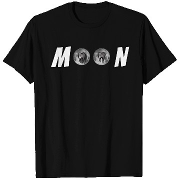 Discover Tooth and Moon Lunar Dental Design T Shirts