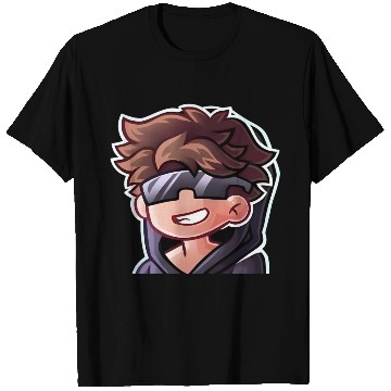 Discover Cool Gamer Boy Logo – Fun Cartoon Avatar for Merch T Shirts