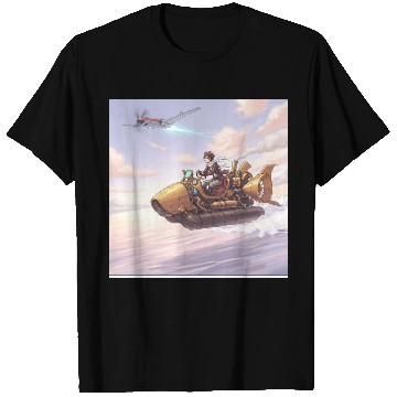 Discover Sunset Island Boat Scene T Shirts