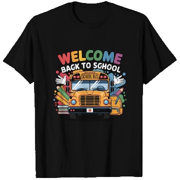 Discover Welcome Back to School School Bus T Shirts