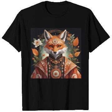 Discover Regal Fox with Ornate Jewelry T Shirts