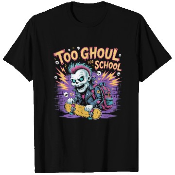 Discover Too Ghoul for School – Punk Ghost Halloween T Shirts