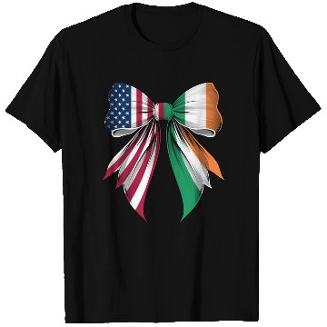 Discover Coquette Bow Ireland Roots Heritage Irish Pride T Shirts