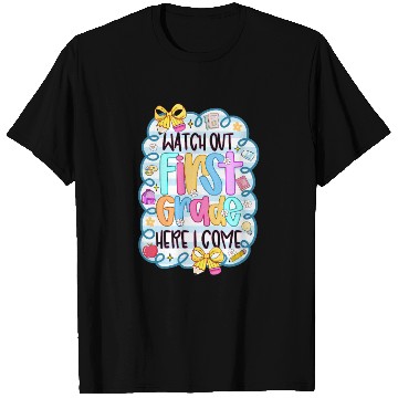 Discover Watch Out First Grade Welcome Illustration T Shirts
