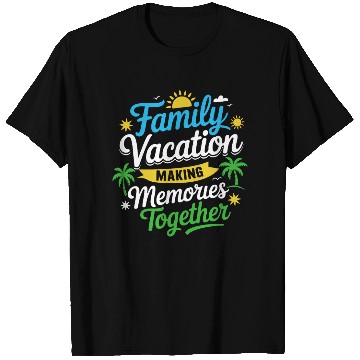 Discover Family Vacation Memories Design T Shirts