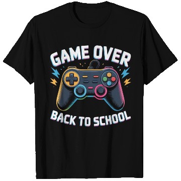 Discover Game Over Back to School – Funny Gamer Design T Shirts