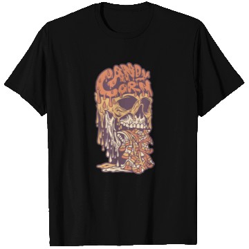 Discover Candy Corn Skull T Shirts