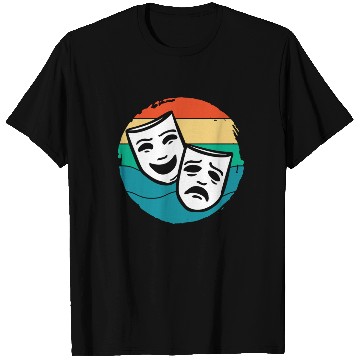 Discover Musical Lover Retro Theater Masks T Shirts