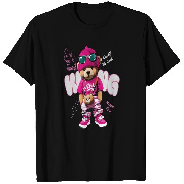 Discover Trendy Teddy Bear Streetwear Design T Shirts
