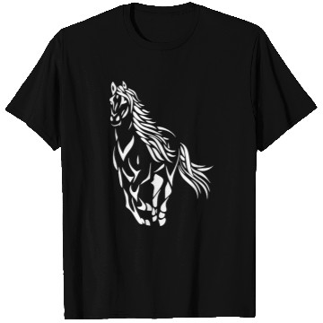 Discover Dynamic Running Horse Silhouette T Shirts