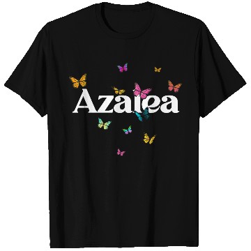 Discover AZALEA - beautiful girl name with cute butterflies T Shirts