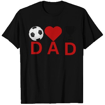 Discover Soccer Love Dad Crown Design – Father’s Day Gift T Shirts