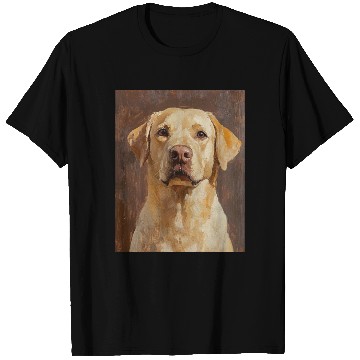 Discover Labrador Pet Portrait Artwork T Shirts