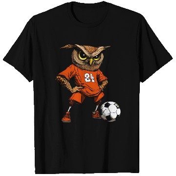 Discover Soccer owl T Shirts