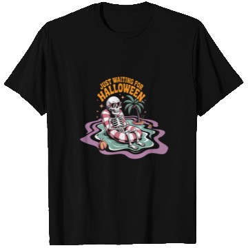 Discover Chill Skeleton Halloween Vibes T Shirts
