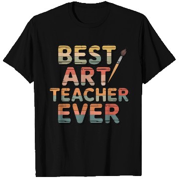 Discover Retro Best Art Teacher Ever  T Shirts