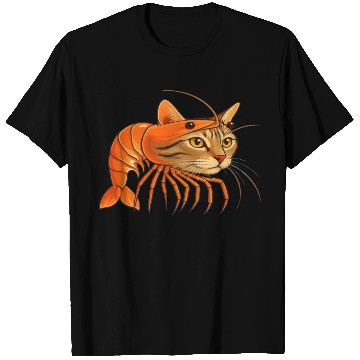 Discover Trippi Troppi Italian Brainrot – Funny Shrimp Cat  T Shirts