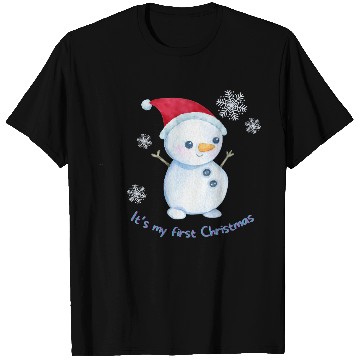 Discover First Christmas Snowman  T Shirts