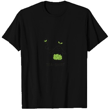 Discover Eco-Friendly Tea Plant Mascot T Shirts