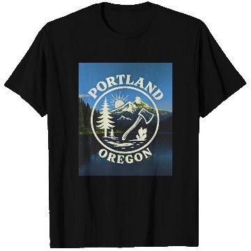 Discover Portland, Oregon (B) T Shirts