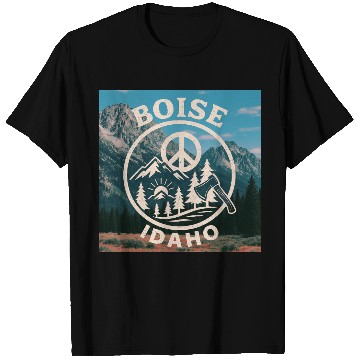 Discover Boise, Idaho (B) T Shirts