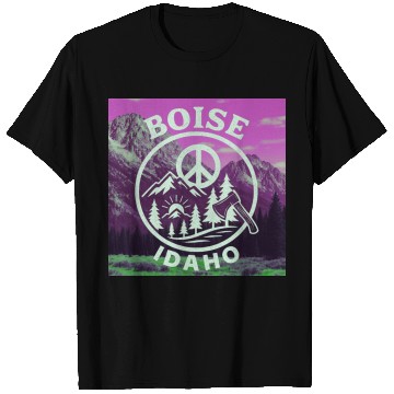 Discover Boise, Idaho (P) T Shirts