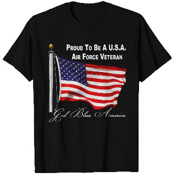 Discover Proud To Be A US Air Force Veteran T Shirts