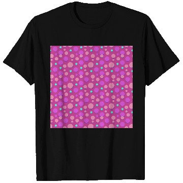 Discover Vibrant Polka Dot Pattern in Pink and Purple T Shirts