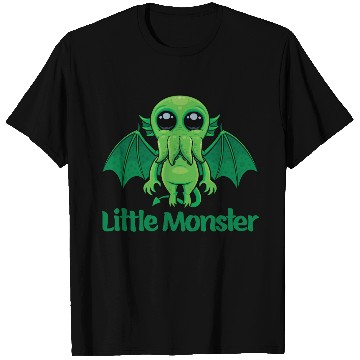 Discover Little Monster Cthulhu Cute Creepy Mythical Buddy T Shirts