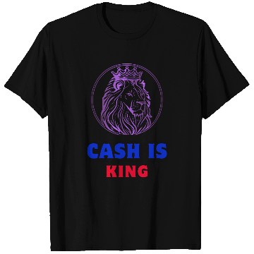 Discover Royal Lion Crest with Crown and Bold Text T Shirts