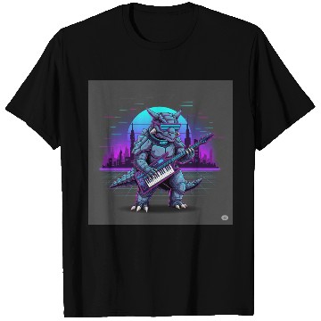 Discover Futuristic Tech Dragon with Keyboard T Shirts