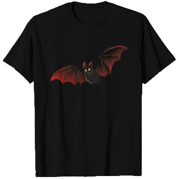 Discover Dark Fantasy Bat Illustration T Shirts