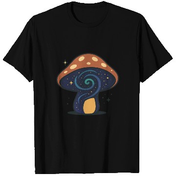 Discover Cosmic Mushroom Nightscape T Shirts