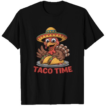 Discover Festive Mexican Turkey Taco Design T Shirts
