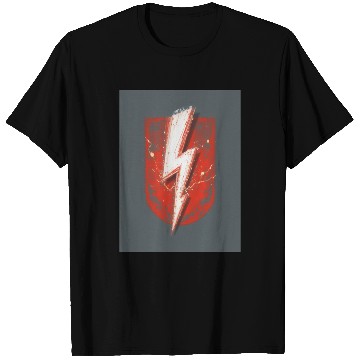 Discover Red Lightning Bolt Graphic – Superhero Thunder T Shirts