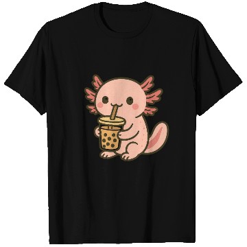 Discover Kawaii Aspiring Dragon with Bubble Tea T Shirts