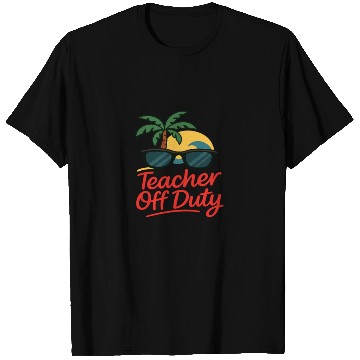 Discover Tropical Teacher Off Duty Sunglasses Design T Shirts